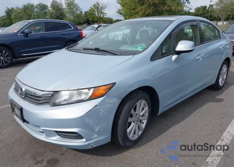 2012 Honda Civic Ex from USA, damaged, VIN 19XFB2F81CE061334